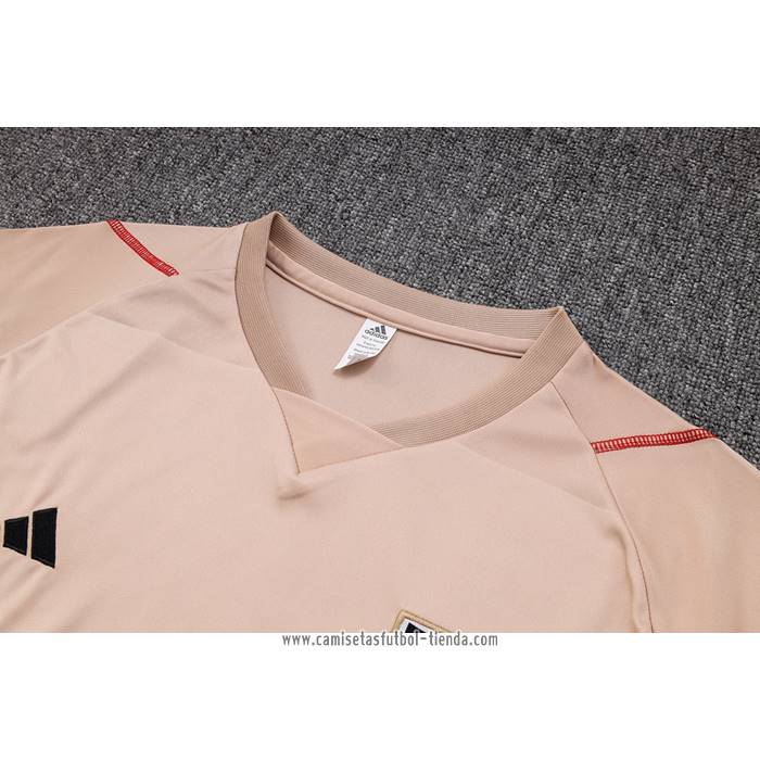 Chandal del Sao Paulo 2023 2024 Manga Corta Amarillo - Pantalon Corto